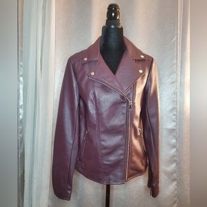 a.n.a faux leather Jacket